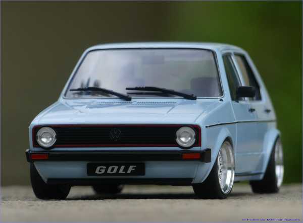 1:18 VW Golf 1 CL "Lightblue" 1983 MBTC TUNING inkl. OVP